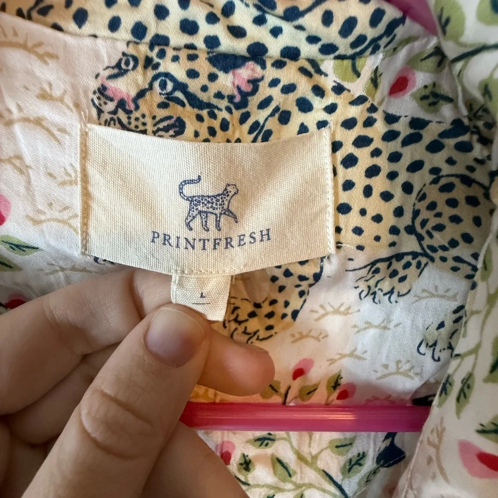 Printfresh Satin Sleep Shirt - Picture 2 of 2